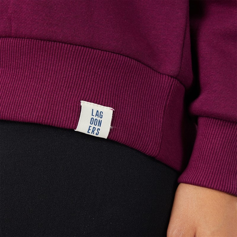Womens Thistleby Graphic Sweatshirt Dark Purple - Image 3