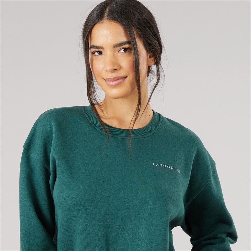 Womens Thistleby Graphic Sweatshirt Deep Sea - Image 3