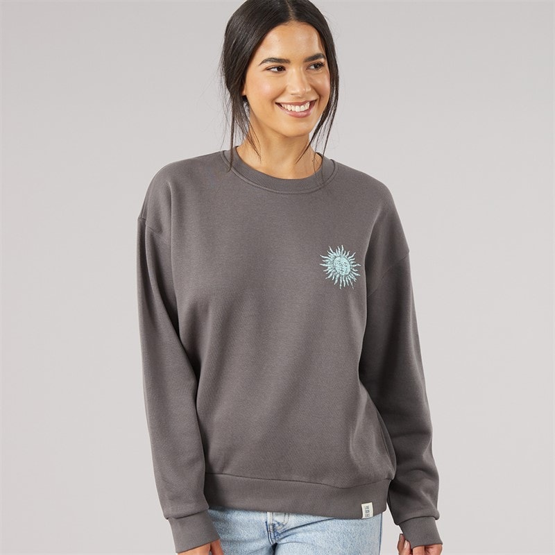 Womens Fogmere Graphic Sweatshirt Charcoal - Image 2