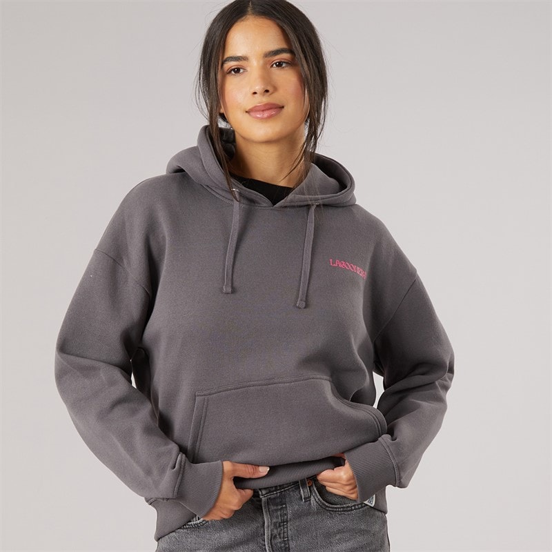 Womens Windrow Hoodie Charcoal - Image 2