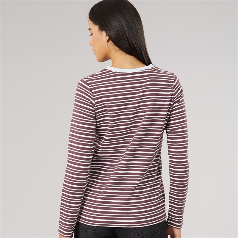 Womens Fenwick Long Sleeve T-Shirt Brown - Image 2