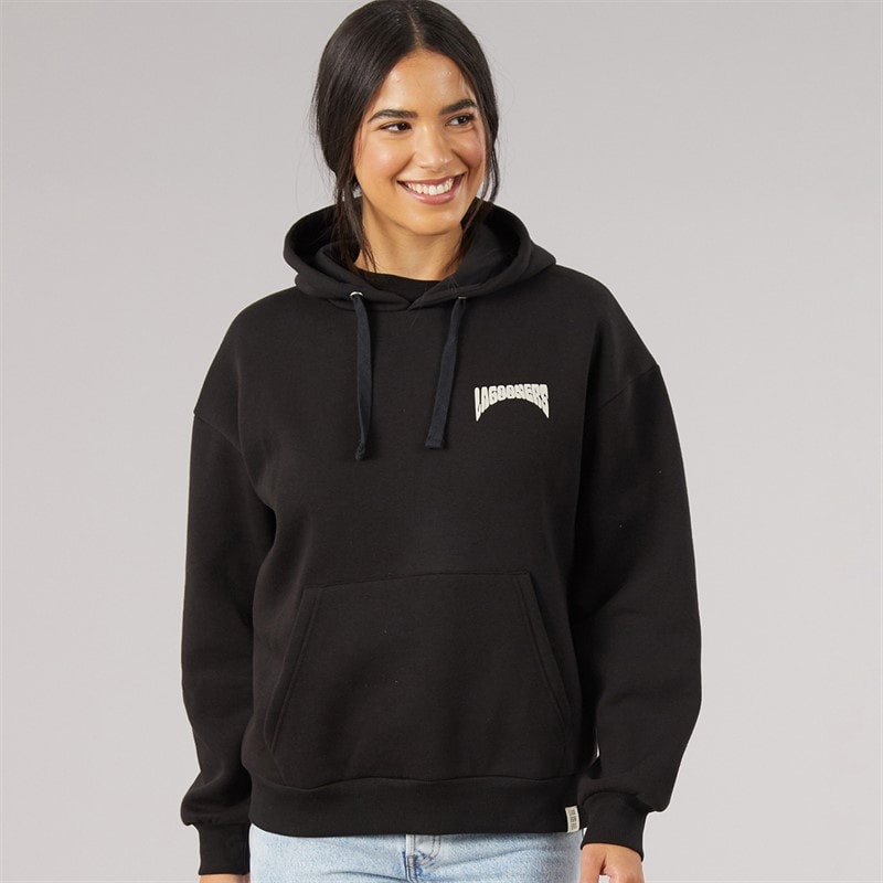 Womens Elbmy Hoodie Black - Image 2