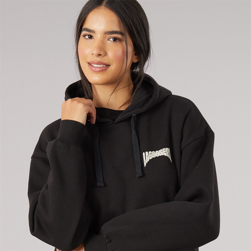 Womens Elbmy Hoodie Black - Image 3