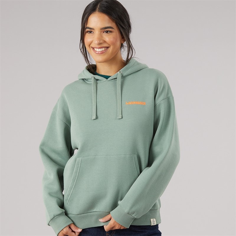 Womens Rosethorn Hoodie Green Bay - Image 2