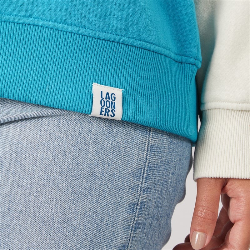 Womens Ocean Hoodie Bluebird - Image 3