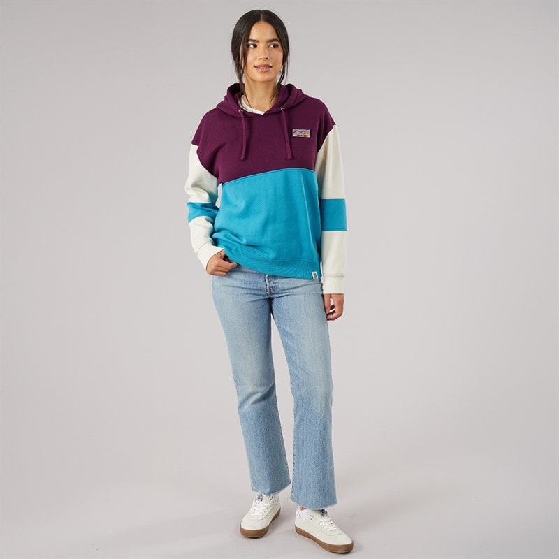 Womens Ocean Hoodie Bluebird - Image 4