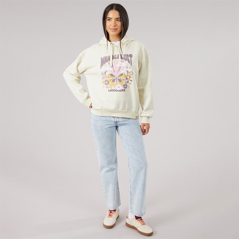 Womens Whispermere Hoodie Ecru - Image 3