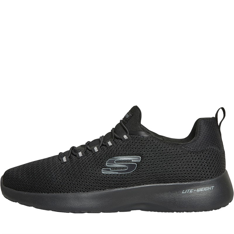 Mens Dynamight Trainers Black/Black - Image 1