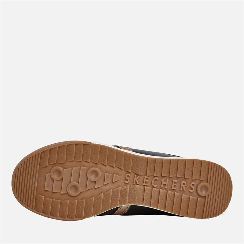 Womens Skechers Zinger 2.0 Metallic Roads Trainers Black/Rose Gold - Image 2