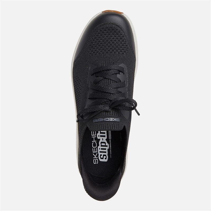 Womens Slip-Ins Max Cushioning Lite Aura Quinn Trainers Black/White - Image 4