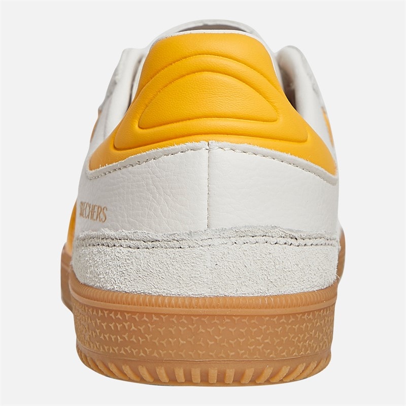 Womens Hotshot Kickoff Trainers White/Yellow - Image 3