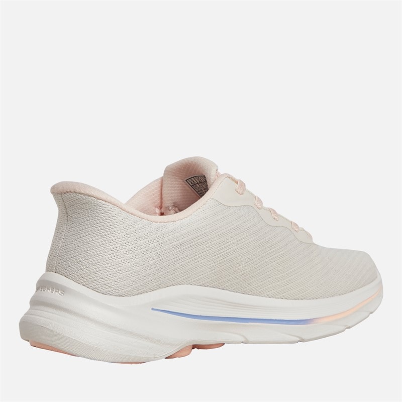 Womens Skechers Slip-Ins Go Walk 8 Nadia Trainers Natural - Image 5