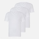 Mens Three Pack T-Shirts White