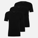 Mens Three Pack T-Shirts Black
