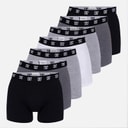 Mens Seven Pack Basic Trunks Multicolour