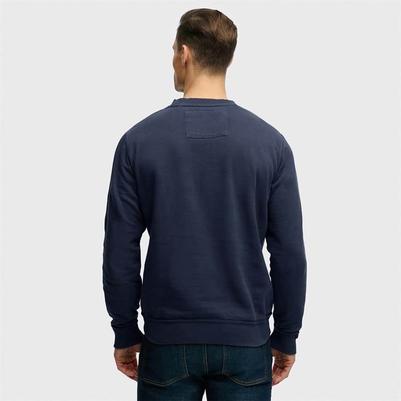Mens Vintage Athletic Tonal Sweatshirt Lauren Navy - Image 2