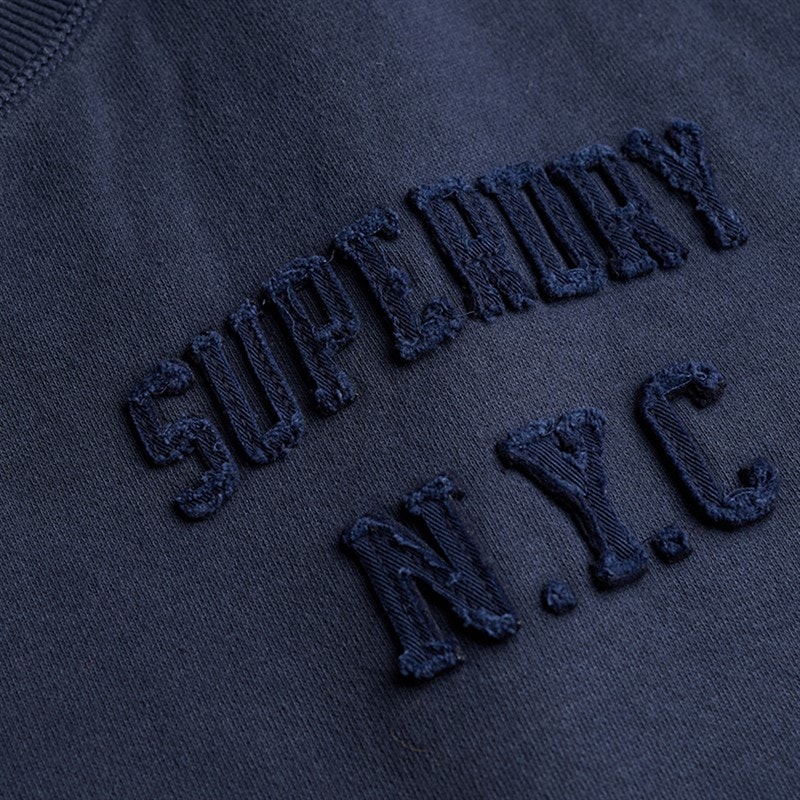 Mens Vintage Athletic Tonal Sweatshirt Lauren Navy - Image 5