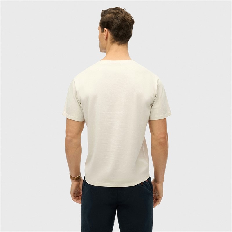 Mens Essentials Relaxed T-Shirt Silver Birch - Image 2