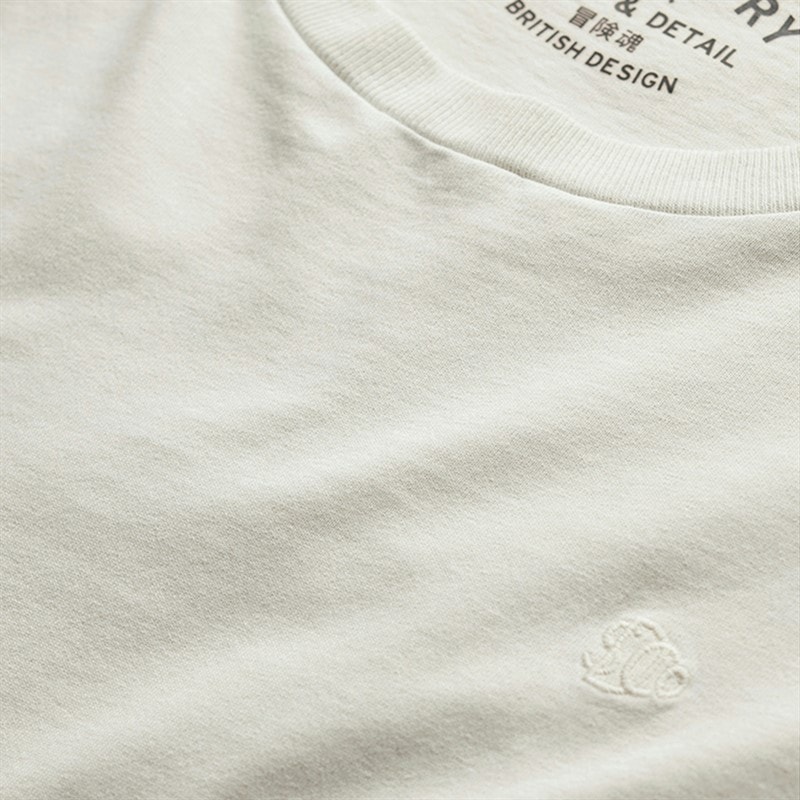Mens Essentials Relaxed T-Shirt Silver Birch - Image 4