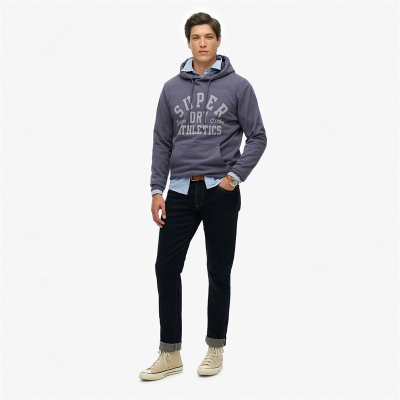 Mens Athletic Hoodie Greystone - Image 4