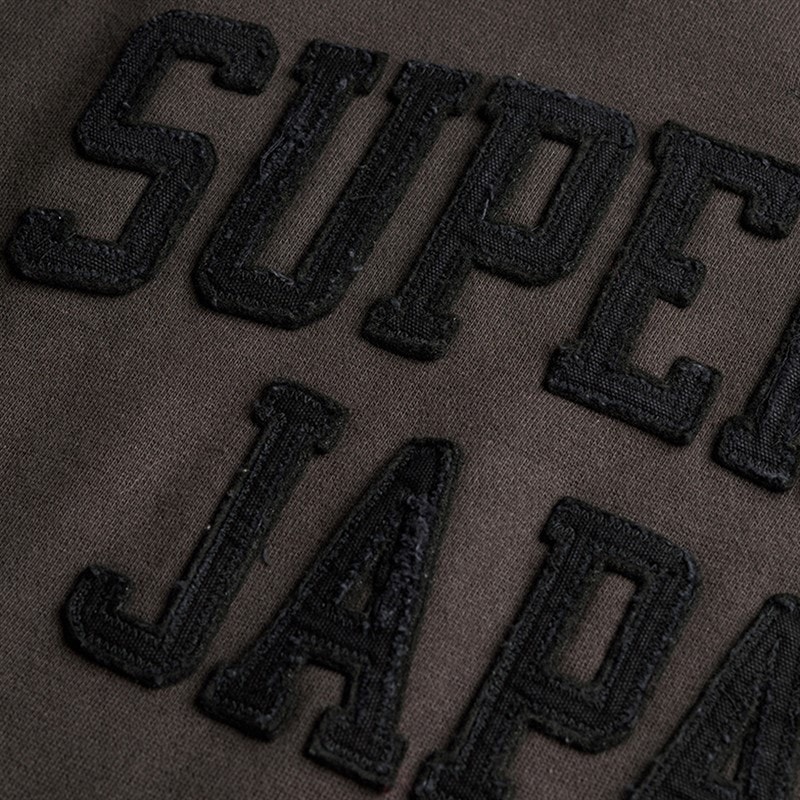 Mens Vintage Athletic Tonal Sweatshirt Washed Black - Image 2