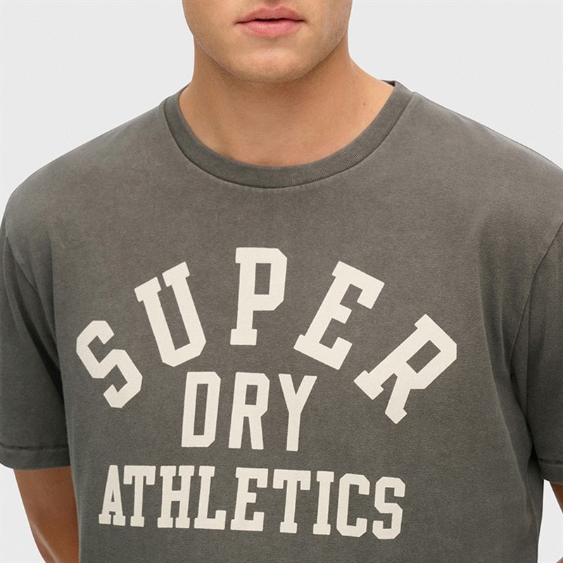 Mens Athletic T-Shirt Charcoal - Image 3