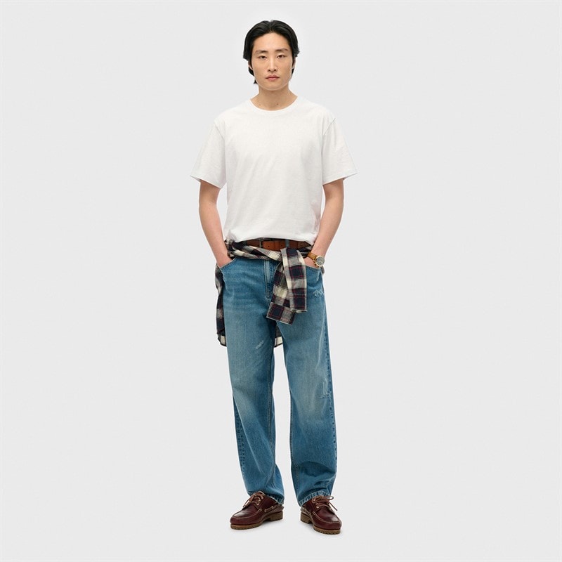 Mens Essentials Relaxed T-Shirt Optic - Image 4