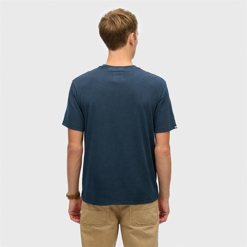 Mens Athletic T-Shirt Nautical Navy - Image 2