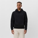 Les Deux Mens Core Contrast Hoodie Black