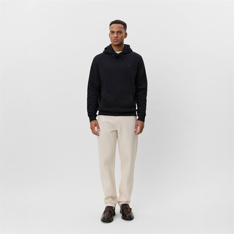 Les Deux Mens Core Contrast Hoodie Black - Image 2