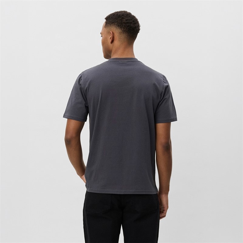 Les Deux Mens Core Contrast T-Shirt Asphalt - Image 2