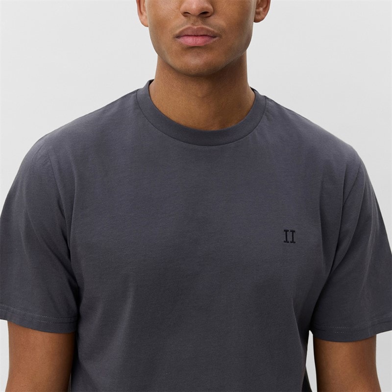 Les Deux Mens Core Contrast T-Shirt Asphalt - Image 3
