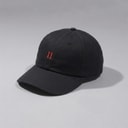 Les Deux Mens Core Contrast Dad Cap Black