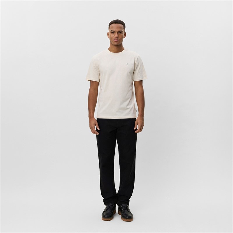 Les Deux Mens Core Contrast T-Shirt Ivory - Image 2