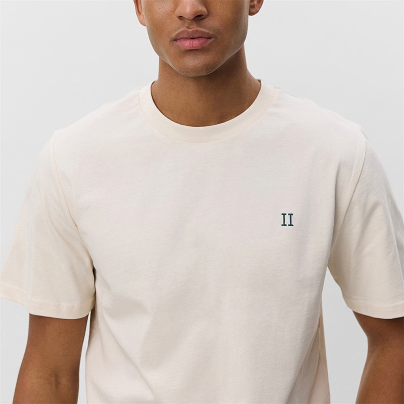 Les Deux Mens Core Contrast T-Shirt Ivory - Image 4