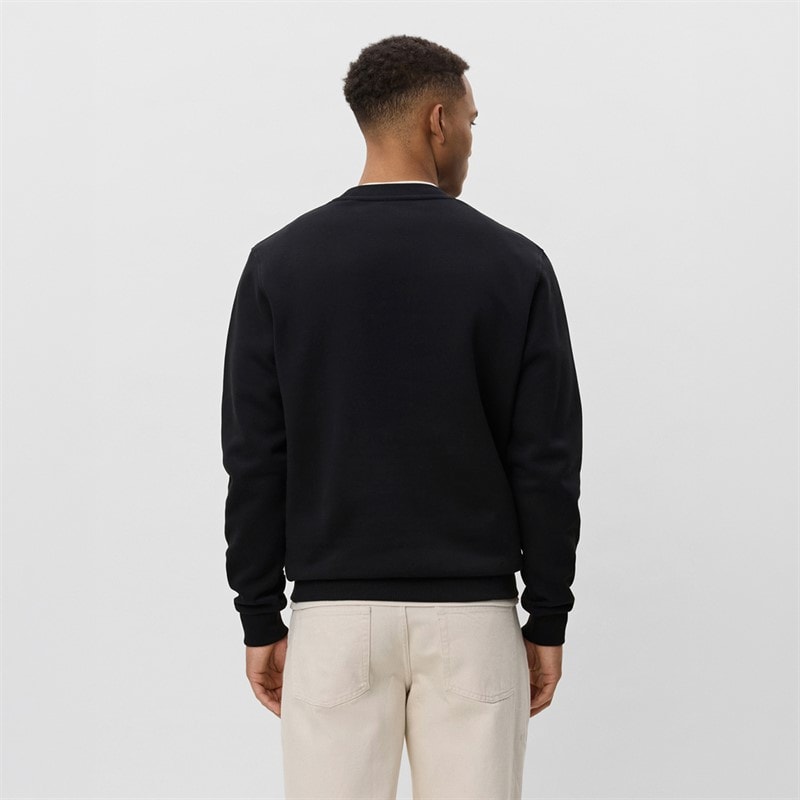 Les Deux Mens Core Contrast Sweatshirt Black - Image 2
