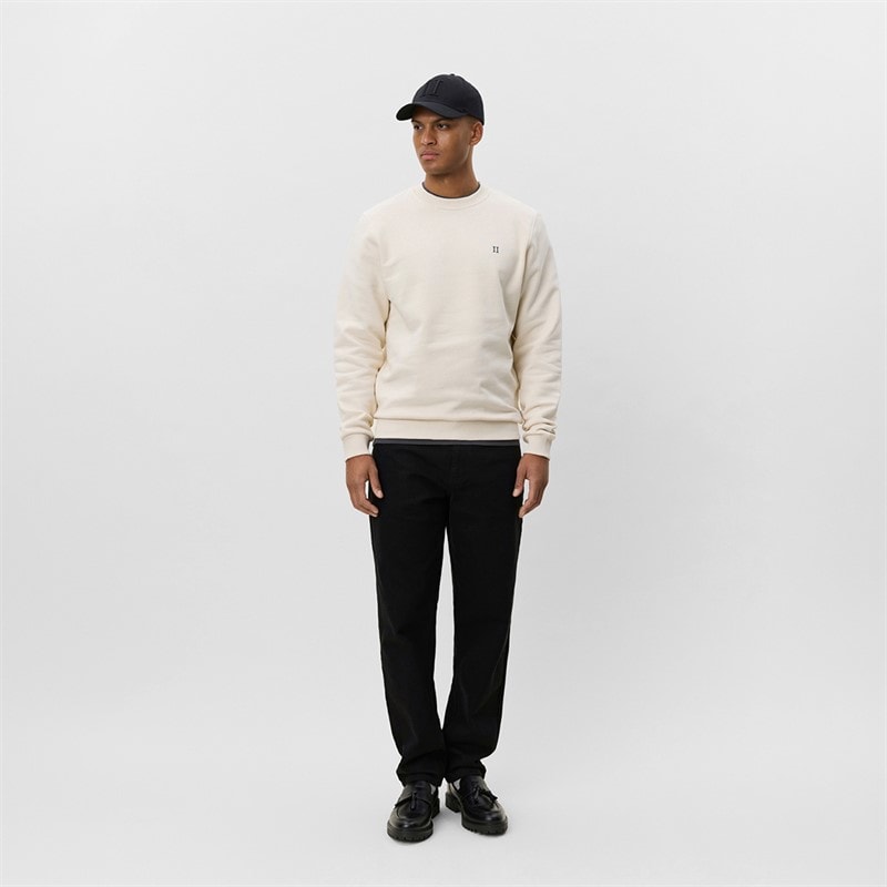 Les Deux Mens Core Contrast Sweatshirt Ivory - Image 4