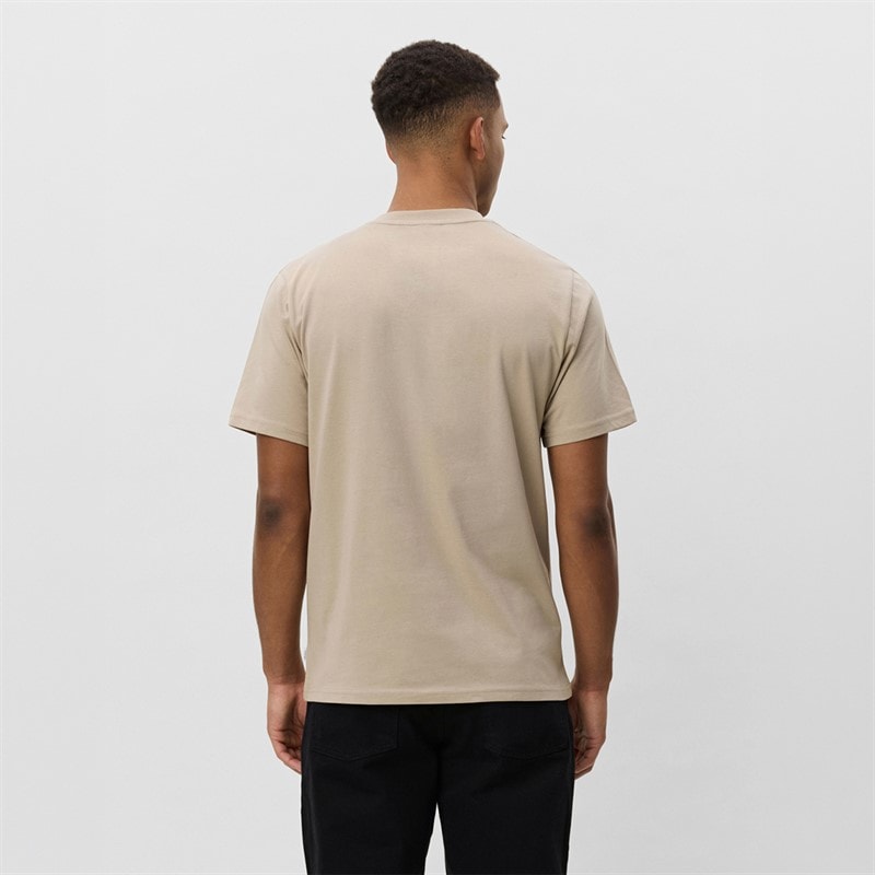 Les Deux Mens Core Contrast T-Shirt Dark Sand - Image 2