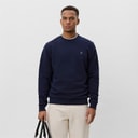 Les Deux Mens Core Contrast Sweatshirt Dark Navy