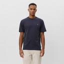Les Deux Mens Core Contrast T-Shirt India Ink Blue