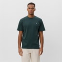 Les Deux Mens Core Contrast T-Shirt Pine Green