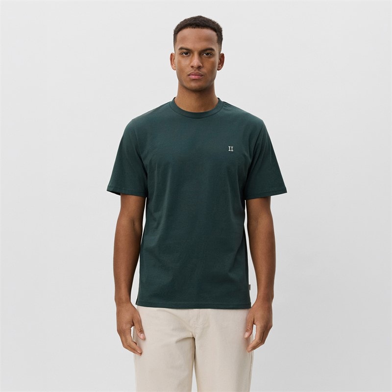 Les Deux Mens Core Contrast T-Shirt Pine Green - Image 1