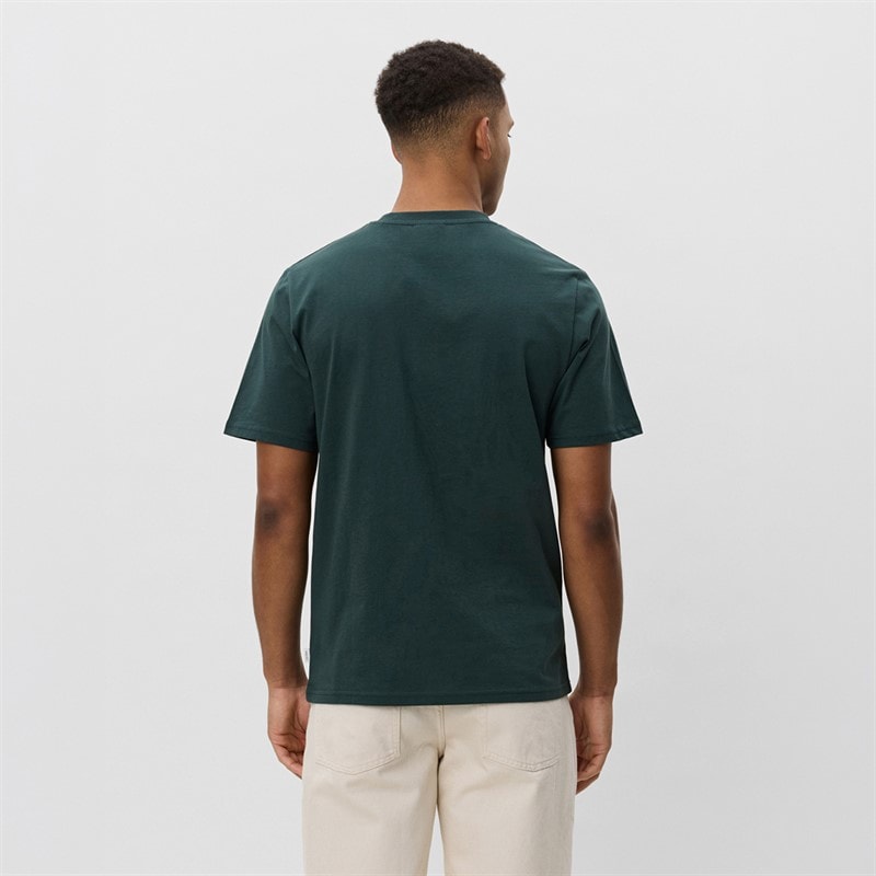 Les Deux Mens Core Contrast T-Shirt Pine Green - Image 2