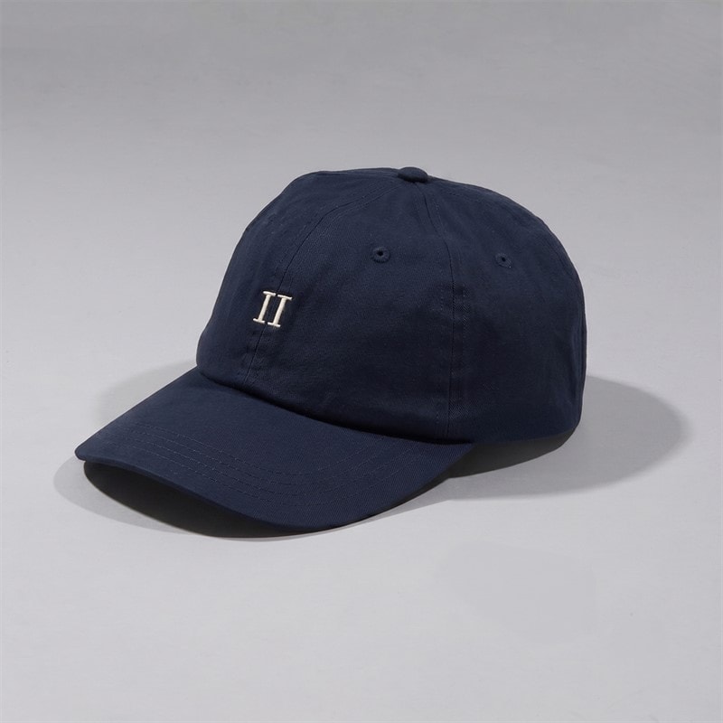 Les Deux Mens Core Contrast Dad Cap Dark Navy