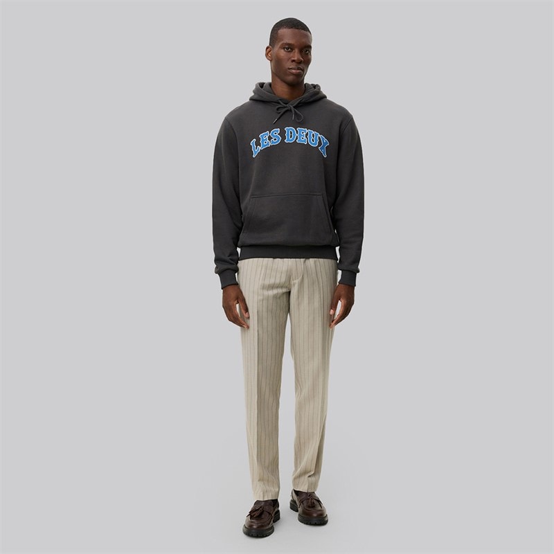 Les Deux Mens Brady Western Hoodie Raven Grey - Image 4