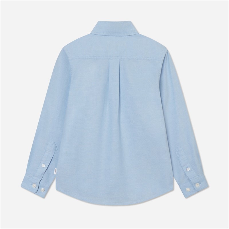 Les Deux Boys Konrad Contrast Oxford Shirt Light Blue - Image 2