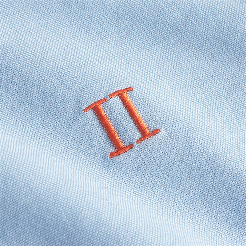 Les Deux Boys Konrad Contrast Oxford Shirt Light Blue - Image 3