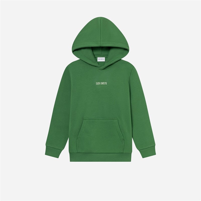Les Deux Boys Andrew Hoodie Juniper Green