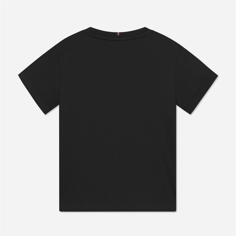 Les Deux Boys Norregaard T-Shirt Black/Orange - Image 2