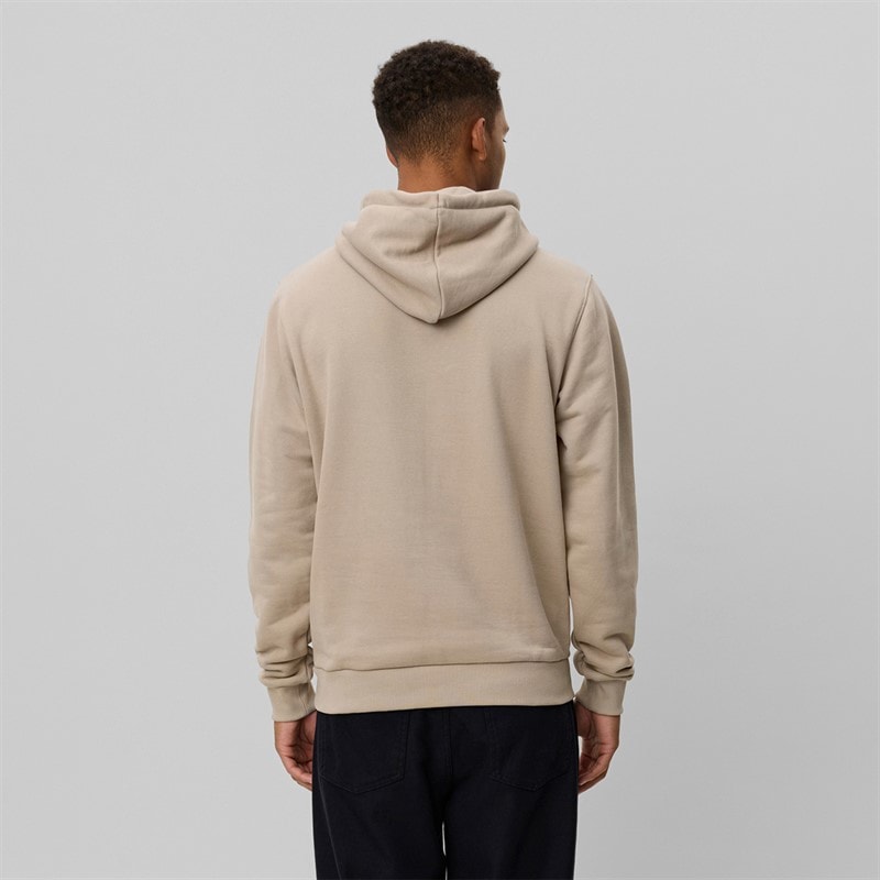 Les Deux Mens Brady Western Hoodie Dark Sand - Image 2